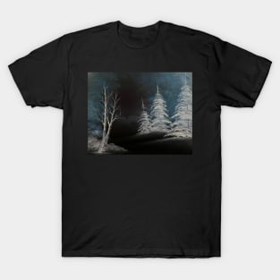 Negative Image Winter Landscape T-Shirt